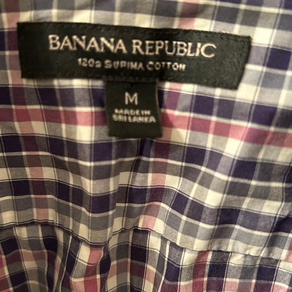 Banana Republic Grant Fit Shirt Men’s Size M - Picture 2 of 6